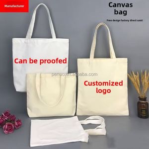 Bolsas de Compras de Algodón Reutilizables Ecológicas con Logotipo Personalizado al por Mayor, Bolsas de Lona con Bolsillos y Cremallera - Product Image 2