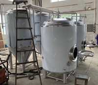 Réservoir de bière en acier inoxydable 500L 1000L, cuve de fermentation de vin, fond conique, brassage, réservoir de fermentation de bière brillante