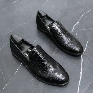 Nouvelles Chaussures Oxford en Cuir Véritable pour Hommes, Style Intemporel, Fermeture à Lacets, Respirantes, Semelle Extérieure Antidérapante en Caoutchouc, Semelle Souple Confortable à Enfiler - Product Image 4