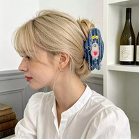 Pinces à cheveux en acétate écologiques de haute qualité, nouveau design personnalisé mignon, série Océan, vente en gros