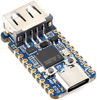 Placa de Desarrollo Mini USB Raspberry Pi RP2350A Basada en el Microcontrolador Raspberry Pi RP2350A de Doble Núcleo y Doble Arquitectura