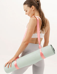 De alta calidad impreso personalizado de nuevo diseño impermeable cuerpo azul logotipo personalizado de OEM embalaje OPPPrinted PU colchonetas de Yoga - Product Image 6