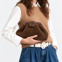 Sacs à main en polyester Maomao tendance, sacs de soirée, pochettes personnalisées de couleur unie pour femmes, sacs de rangement cosmétiques – Nouveauté très prisée