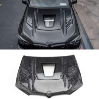 Capot moteur transparent en fibre de carbone style AE pour BMW X3 X4 X5 – Amélioration du capot moteur en fibre de carbone