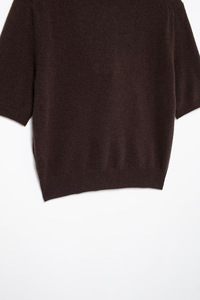 Womens Spring New Fashion Diamond Color Matching Half-Sleeved <strong>Cardigan</strong> <strong>Sweater</strong> for POLO Shirt Half-Lapel - Product Image 5