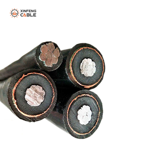 33kv abc pacote aéreo cabo poder transmissão linha 3 + 1 núcleo alumínio condutor PVC XLPE cabo isolado - Product Image 3