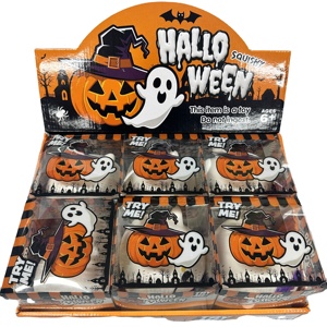 Juego de Juguetes Blandos de Calabaza Fantasma de Halloween, para Mayores de 6 Años, Unisex, Antiestrés, Sensoriales, de Material TPE - Product Image 1