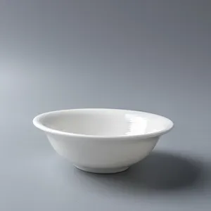 CHAODA Factory Direct Supply Cheap Price White Ceramic Bowls For Restaurant Hotel Household Porcelain Salad Bowl