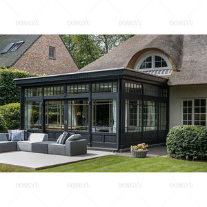 إطار من الزجاج لأربعة فصول في أوغندا للبيع، منزل فيلا للمناطق الخارجية، زجاج ألومنيوم لغرفة الشمس، الأكثر شعبية في المنزل الزجاجي للفنادق - Product Image 5