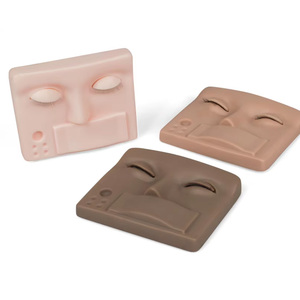 หัวหุ่นซิลิโคน 3 มิติ สำหรับฝึกสักคิ้วไมโครเบลดดิ้งและต่อขนตา - Product Image 3