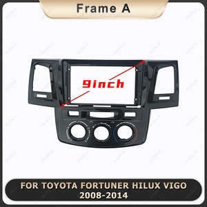 กรอบหน้าปัดรถยนต์ Aijia สำหรับ TOYOTA FORTUNER/Hilux/<span class=keywords><strong>VIGO</strong></span> ปี 2008-2014 สำหรับติดตั้งจอแอนดรอยด์ 9 นิ้ว พร้อมระบบนำทาง - Product Image 2