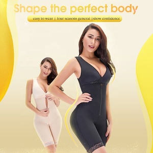 Faja Colombiana Muslo Cintura Entrenador Más Tallas Corsé Cremallera Body Mujer Gaines Amincissantes Modeladoras - Product Image 2