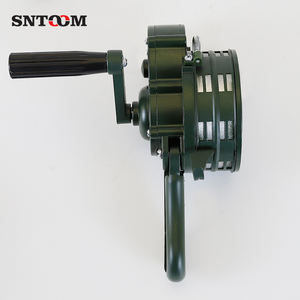 Alarme manuelle à manivelle LK-100, 120 dB, super forte, légère, en alliage d'aluminium, résistante aux intempéries, alarme manuelle d'urgence en cas de fumée - Product Image 4