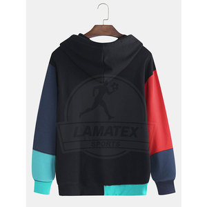 Nouveau style de sweats à capuche pour hommes du fabricant professionnel, vente en gros personnalisée, 100 % coton, couleur unie, hiver, écologiques - Product Image 2