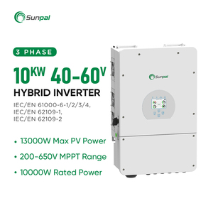 ระบบโซลาร์เซลล์ Sunpal 10 กิโลวัตต์ 10 กิโลโวลต์แอมแปร์ ระบบพลังงานแสงอาทิตย์สำหรับบ้าน ชุดระบบไฮบริดแบบเชื่อมต่อกับระบบไฟฟ้า SP10KW3-HY ระบบพลังงานแสงอาทิตย์ 10 กิโลวัตต์ - Product Image 3
