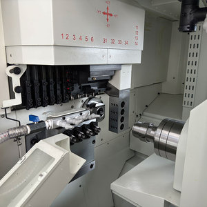 Torno CNC de Precisión Tipo Suizo KS-7025-5 con Doble Husillo para Fabricación de Micro Ejes y Conectores - Product Image 2