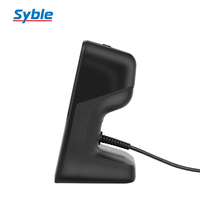 Escáner de Código de Barras con Cable Syble, Lector de Código de Barras de Escritorio Omnidireccional 2D, Compatible con Códigos QR, OEM/ODM