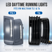 Feux de jour à LED pour Volkswagen Transport Multivan Caravelle, pièces détachées pour VW T5 T6, feux de jour extérieurs à LED, feux DRL