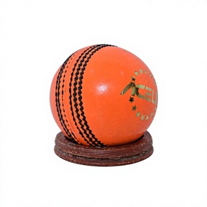 Pelota de Cricket de Cuero Cosida a Mano Profesional, Núcleo de Corcho de Grado Profesional, Logotipo Personalizado, Fabricante OEM - Product Image 4