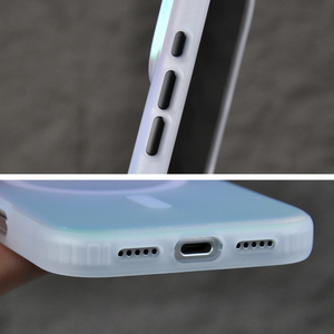 Ốp điện thoại <span class=keywords><strong>iPhone</strong></span> 17 cao cấp, tùy chỉnh, chất liệu TPU, thiết kế laser nhiều màu, công nghệ IMD mờ, nam châm, chức năng bảo vệ, tự làm - Product Image 5