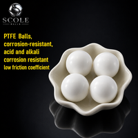 Billes en plastique PTFE solides et creuses de 5 mm, 25 mm, 38,1 mm, 50 mm