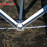 Système d'arrosage d'irrigation remorquable à pivot central en métal à pivot mobile de sécurité de haute qualité