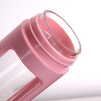 Feng Feng Feng — bouteille d'eau en verre 400ml, avec manches en plastique, Logo personnalisé de marque