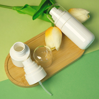 Emballage vide pour toner de soin de la peau, logo personnalisé, flacon vaporisateur fin en PET blanc pour le visage