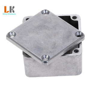 กล่องอะลูมิเนียมแบบแป้นเหยียบสำหรับ1590LB 50.5*50.5*31มม. กล่องอะลูมิเนียมกีต้าร์ - Product Image 3