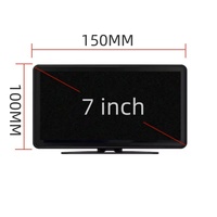 Kit de Monitor de Cámara de Visión Trasera de 7 Pulgadas, Pantalla Táctil LCD TFT, Cámara de 2 Canales y 1080p, BSD, Visera Solar, Monitor de Vehículos, Monitor de TV para Automóviles y Autobuses