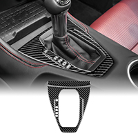 Fibre de carbone pour accessoires intérieurs Ford Mustang 2024-2025, autocollant souple pour voitures conduite à gauche et à droite, panneau de changement de vitesse automatique et manuel