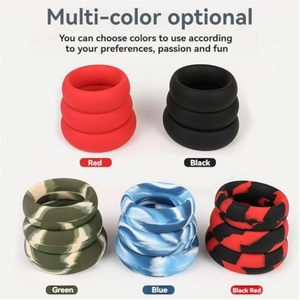 Popular <strong>Pack</strong> of 3 Silicone <strong>Penis</strong> Rings for Men Factory Price Delay Ejaculation Sex Toy - Product Image 3