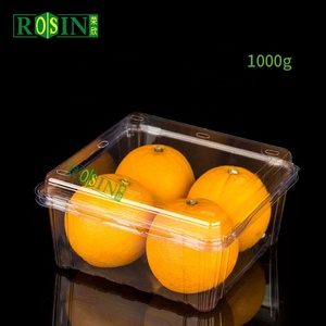 125g 250G 500G nhựa trái cây bao bì rõ ràng hộp trái cây Berry Dâu Tây Việt Quất vỏ sò có lỗ cho siêu thị - Product Image 3