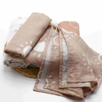 Selimut Bayi dengan Cetakan Pesawat Terbang dan Pelangi yang Lucu, Lembut untuk Penggunaan Sehari-hari, Tidur Siang, dan Jalan-jalan, Selimut Muslin.