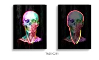 Tableau mural anatomique de la colonne vertébrale éclairé par LED, décoration médicale orthopédique pour clinique, tableau squelette 3D lumineux pour cabinet chiropratique