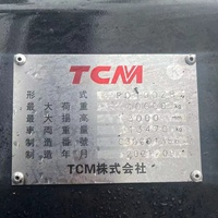 Vente en usine Heli Chariot élévateur diesel 10 tonnes d'occasion FD100Z8 Chariot élévateur TCM 10 tonnes fabriqué au Japon avec moteur isuzu 6BG1 en stock