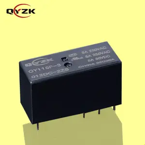 12VDC 2 * SPDT 8AMP 250VAC 8A 30VDC 8 Pins 0.4W Alternative To JQX-115F Low Power General Purpose Electromagnetic Relay