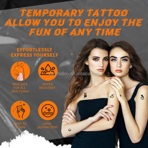 Kit de Tinta para <span class=keywords><strong>Tatuajes</strong></span> con Perfume de Larga Duración (15 Días), Plantillas Huecas, Adhesivo para <span class=keywords><strong>Tatuajes</strong></span> Temporales con Aroma, Amigable con la Piel, para Mujeres y Hombres - Product Image 6