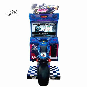 Machine de simulation de <span class=keywords><strong>moto</strong></span> <span class=keywords><strong>GP</strong></span> Kaimi Arcade <span class=keywords><strong>Moto</strong></span>, à pièces, nouvelle, prix d'usine, machine de jeu d'arcade de conduite - Product Image 2