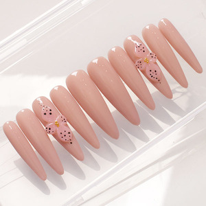 <span class=keywords><strong>Kit</strong></span> <span class=keywords><strong>de</strong></span> <span class=keywords><strong>Uñas</strong></span> Acrílicas Postizas Hechas a Mano, Diseño 3D Pre-diseñado, Juego <span class=keywords><strong>de</strong></span> 10 Piezas, <span class=keywords><strong>Precio</strong></span> <span class=keywords><strong>de</strong></span> Fábrica al por Mayor - Product Image 4
