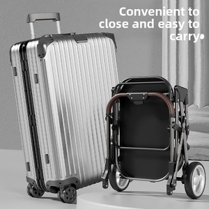 Poussette pliable légère en alliage d'aluminium pour animaux de compagnie, best-seller transfrontalier, pour chiens et chats, utilisation extérieure - Vente en gros disponible - Product Image 4