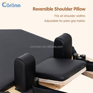 เครื่องรีฟอร์มเมอร์พิลาทิสแบบคลาสสิกสำหรับยิมและสตูดิโอโยคะสมัยใหม่ ทำจากไม้เมเปิลและไม้โอ๊ค สำหรับฝึกสมดุลร่างกาย - Product Image 4