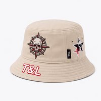 Bob personnalisé avec logo, 100 % coton sergé, patch en chenille, broderie plate, fournisseur de casquettes tendance