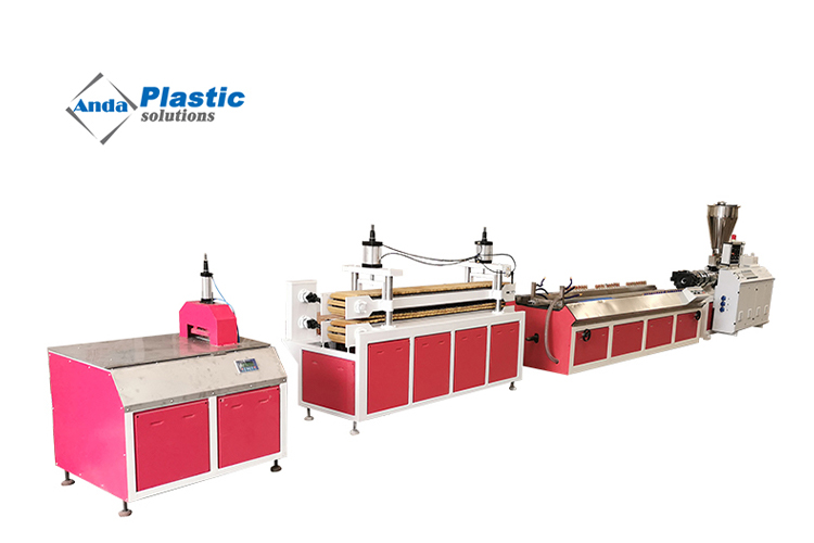 High Capacity Pvc Floor Skirting Baseboard Making Machine