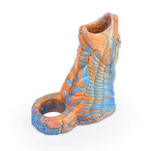 NNSX Nuevo Producto para Hombres, Funda de Silicona Hueca para Pene con Diseño de Dragón, para Agrandamiento del Pene, Diversión en Pareja, Pasión - Product Image 6