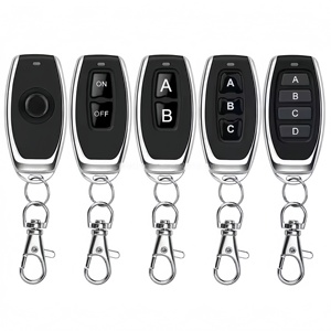 Télécommande universelle 433Mhz 2 boutons étanche avec code d'apprentissage 1527, pile incluse - Product Image 5