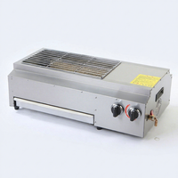 Barbecue au gaz en acier inoxydable de qualité supérieure DanFuQi, réduction du bruit, nettoyage facile, équipement commercial, garantie 1 an