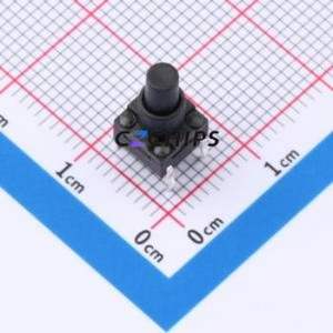 GT-TC116A-H110-L1 Tactile Switch Through hole Component (THT) Switch Single Pole Single Throw Round Button 1.6N Through Hole - Product Image 1
