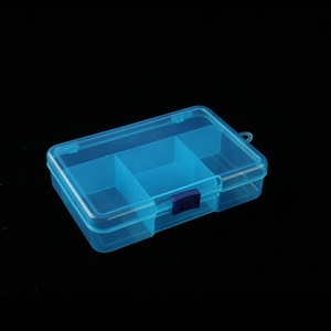 Scatola Portaoggetti Portatile in Plastica PP, Design Moderno, Coperchio Scorrevole, Contenitore Trasparente Sigillato per Orecchini, Anelli, Gioielli e Utensili - Product Image 2