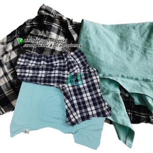 Chiffons de coton recyclé de gros industriel chiffons de t-shirt déchiquetés essuie-glaces de bateau à partir de déchets textiles - Product Image 4